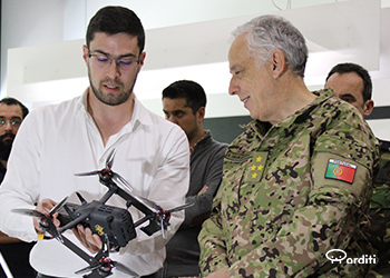 Visita do Almirante Silva Ribeiro no âmbito do projeto Sentinela Atlântica