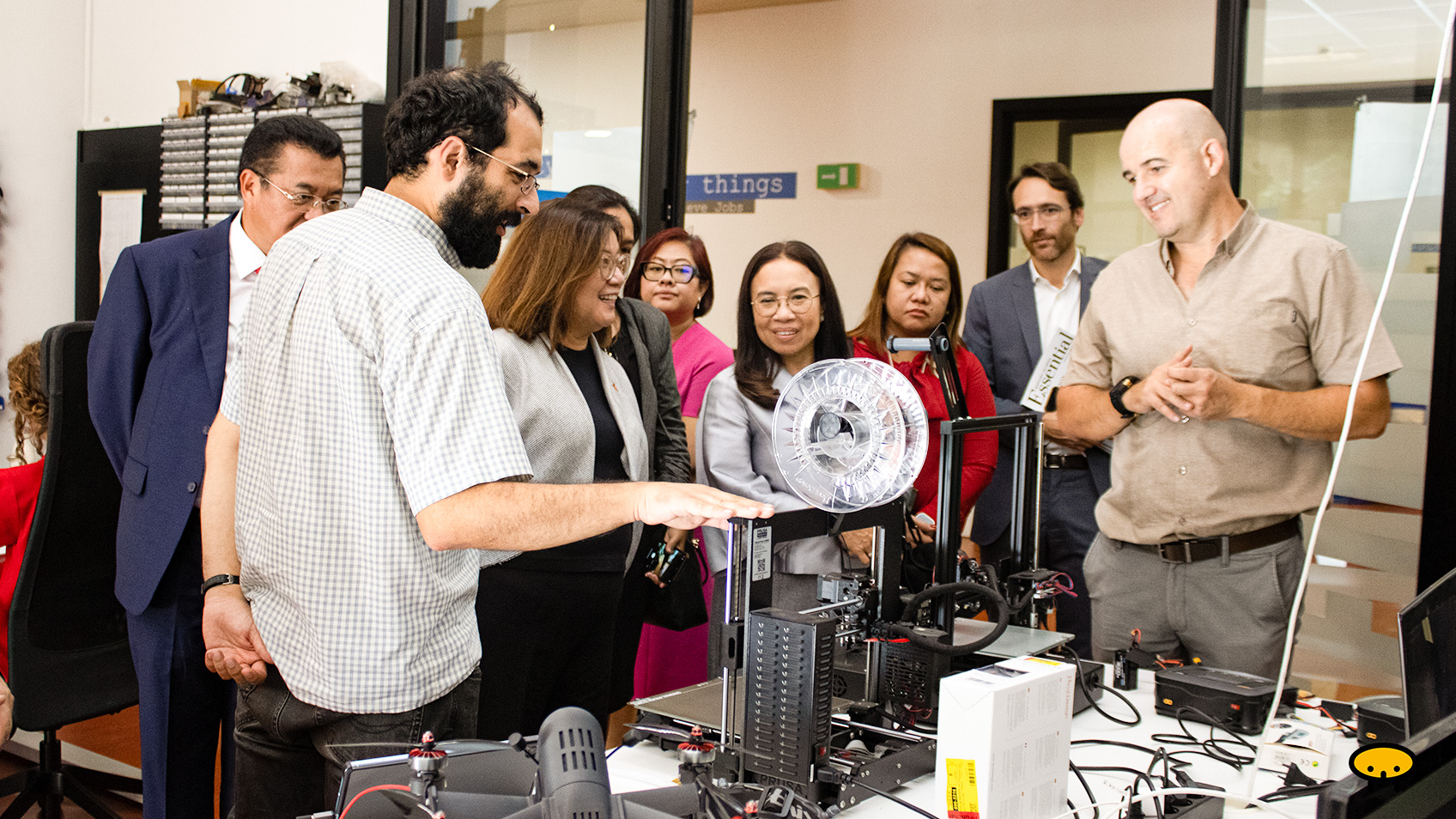 Delegação de embaixadores em visita à ARDITI