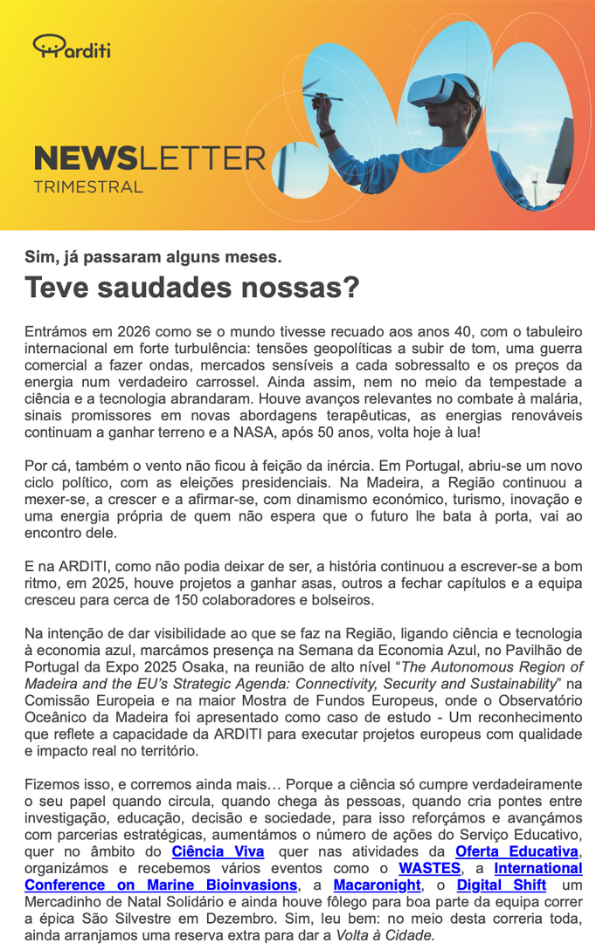 Newsletter 1.º Trimestre 2026